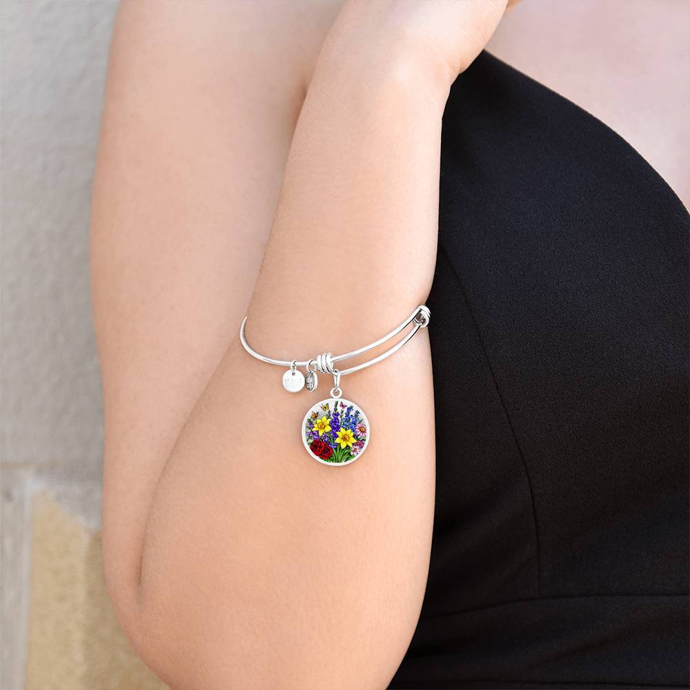 Lily Wildflower Pendant Necklace