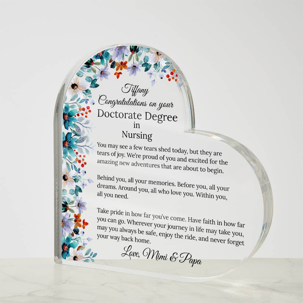 Personalized Doctorate Phd Graduation Gift