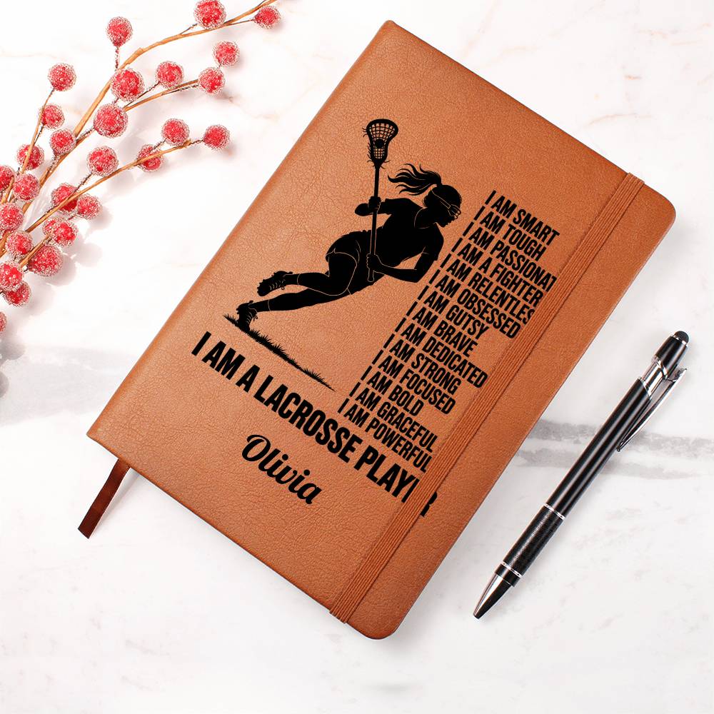 Personalized Lacrosse Player Affirmation Journal