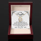 Personalized Daughter Heart Necklace Gift from Mom or Dad-[Heartfelt Family Gift]