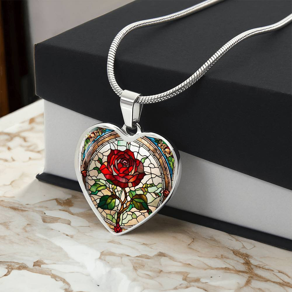 Heart Necklace with Engraving-[Heartfelt Family Gift]