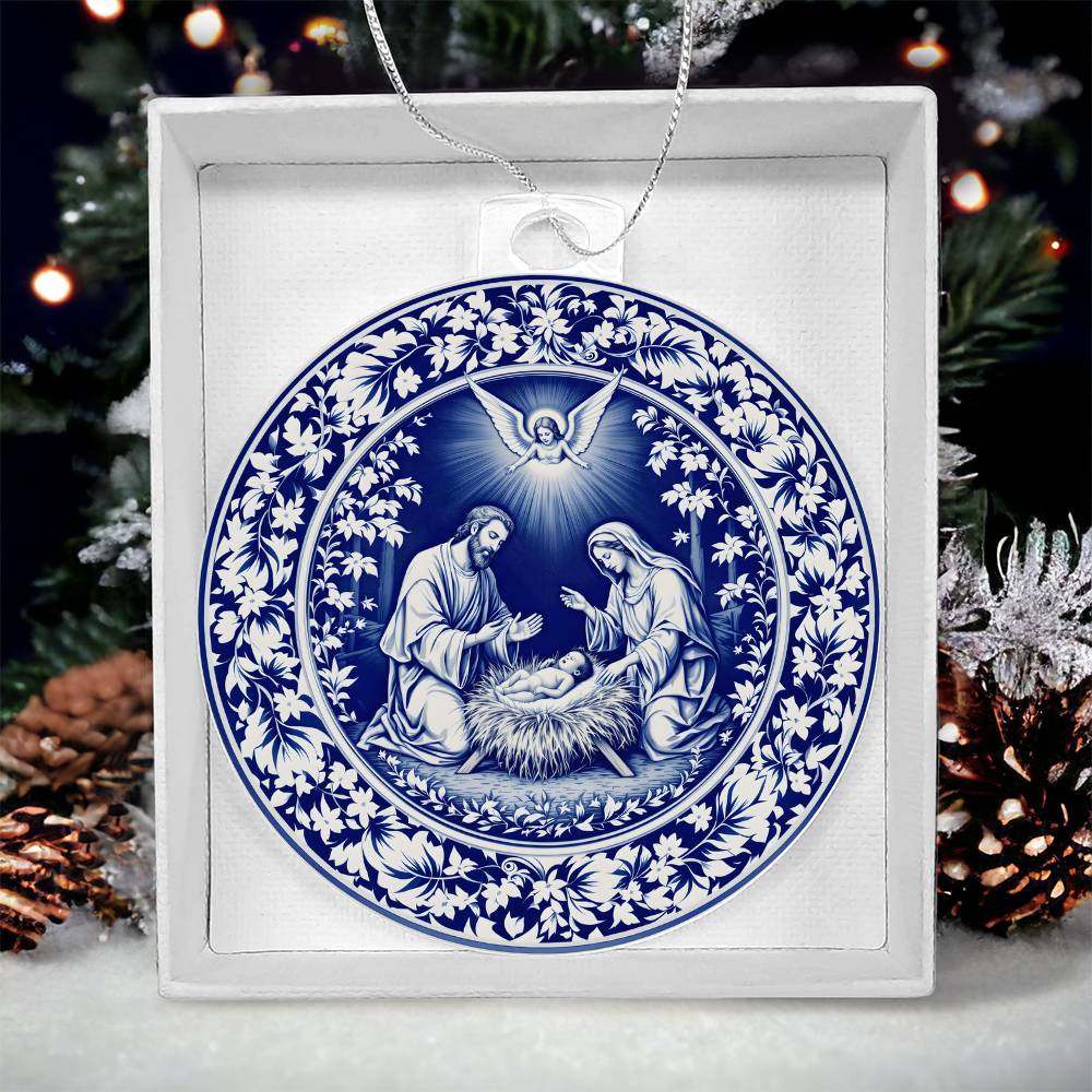 Nativity Acrylic Ornament
