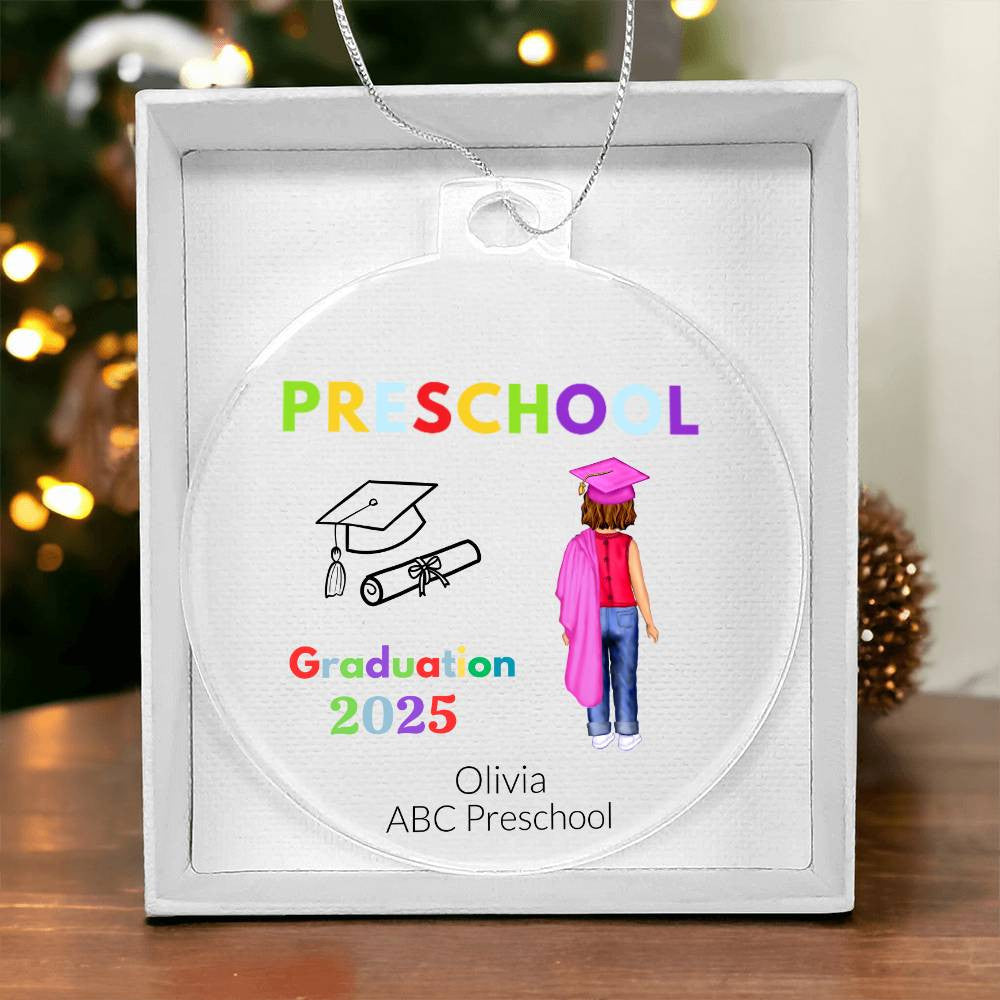 Preschool Graduation 2025 Ornament-[Heartfelt Family Gift]
