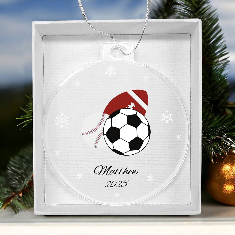 Sports Christmas Tree Ornament