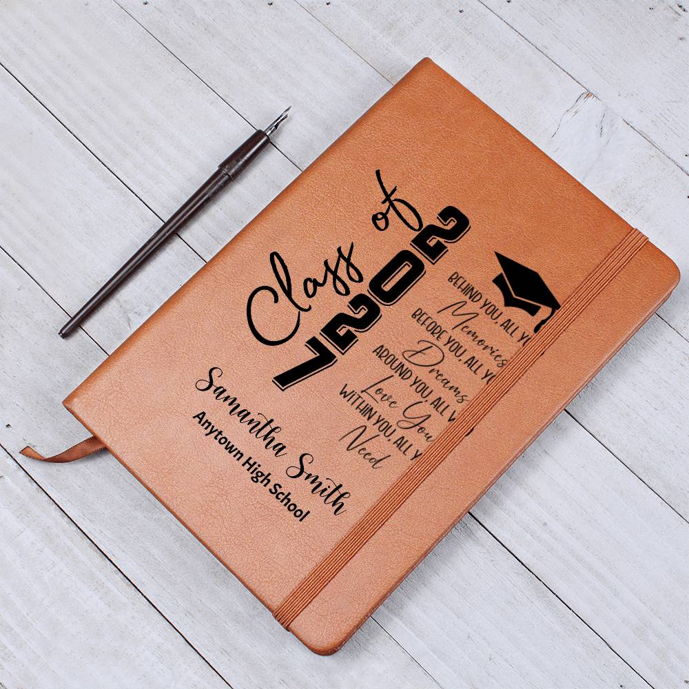 Class of 2027 Graduation Journal, Personalized Senior Notebook, High School Memory Book, Graduate Gift, Graduation Keepsake Journal