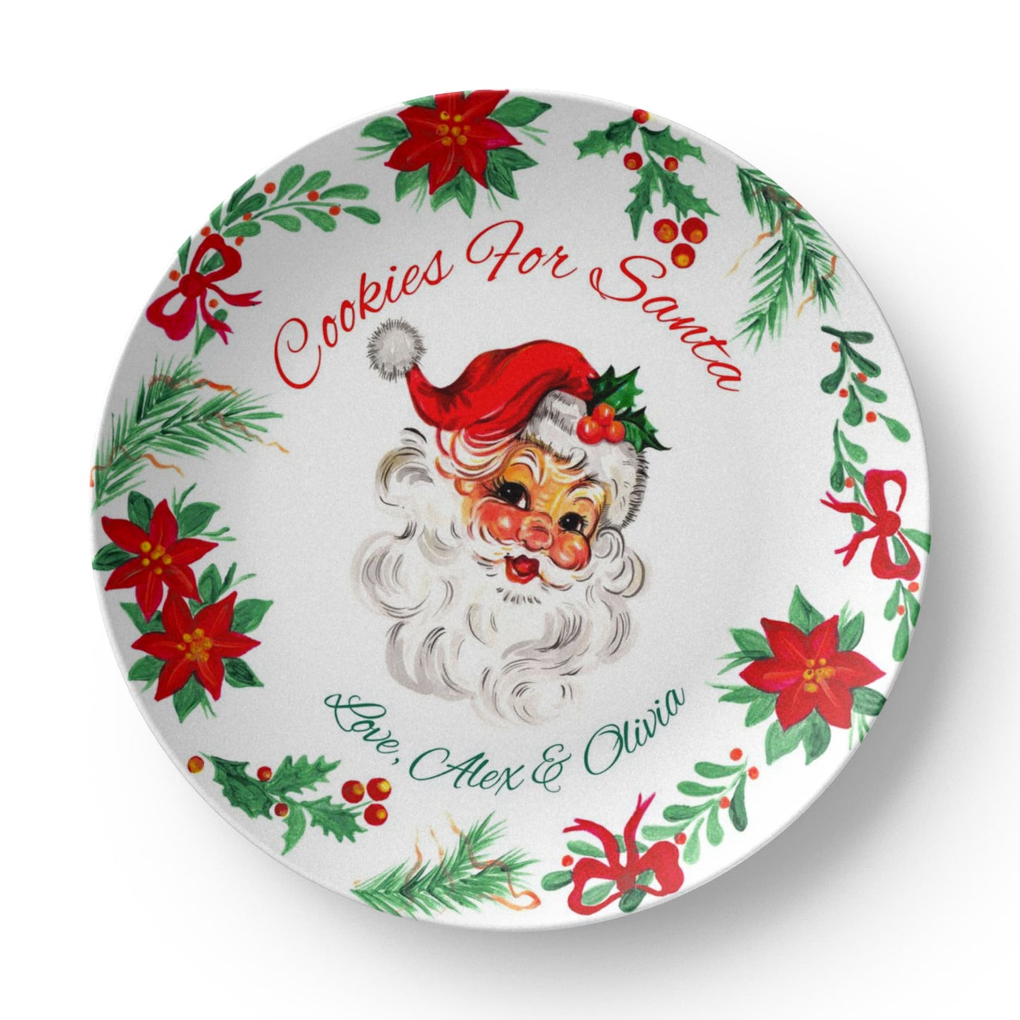 Cookies for Santa Plate