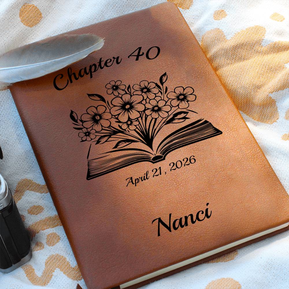 Chapter 40 Vegan Leather Journal