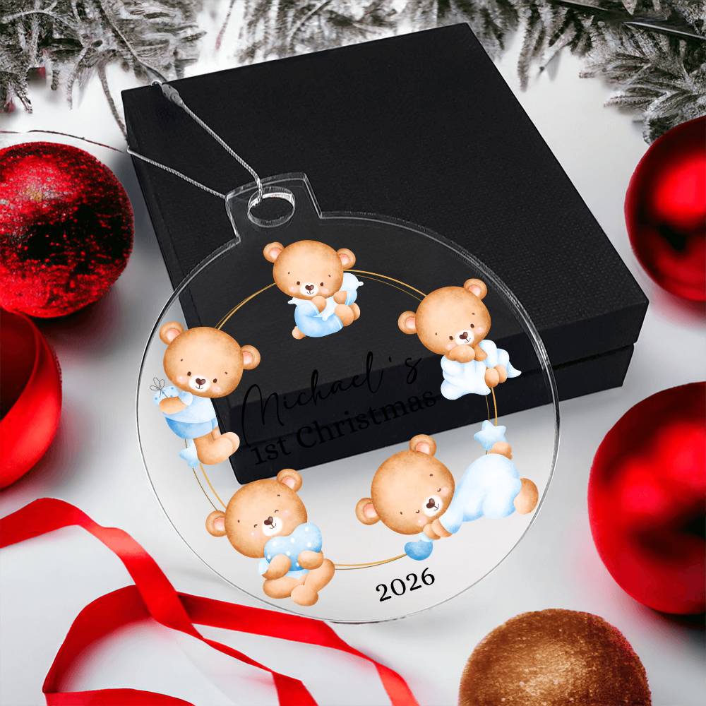 Baby's 1st Christmas Custom Ornament