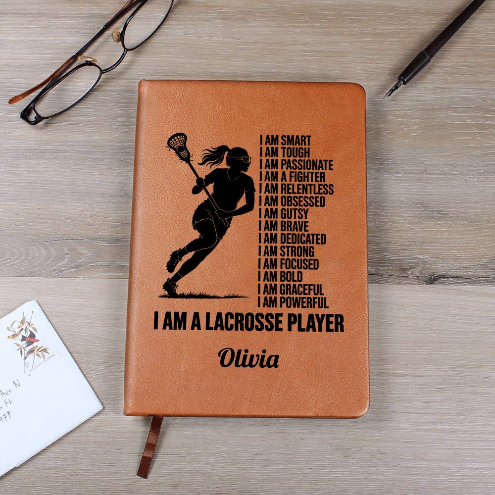Personalized Lacrosse Player Affirmation Journal