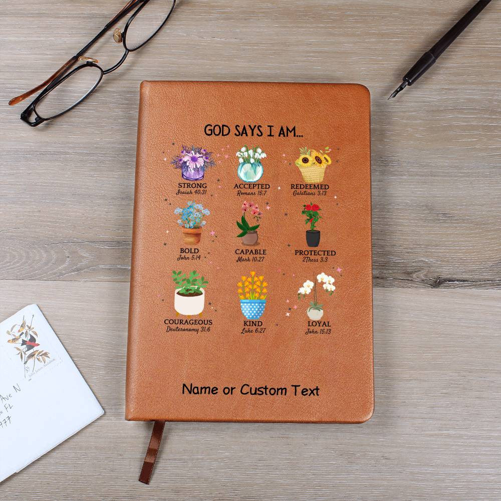 God Says I Am Prayer Journal for Plant Lover-[Heartfelt Family Gift]