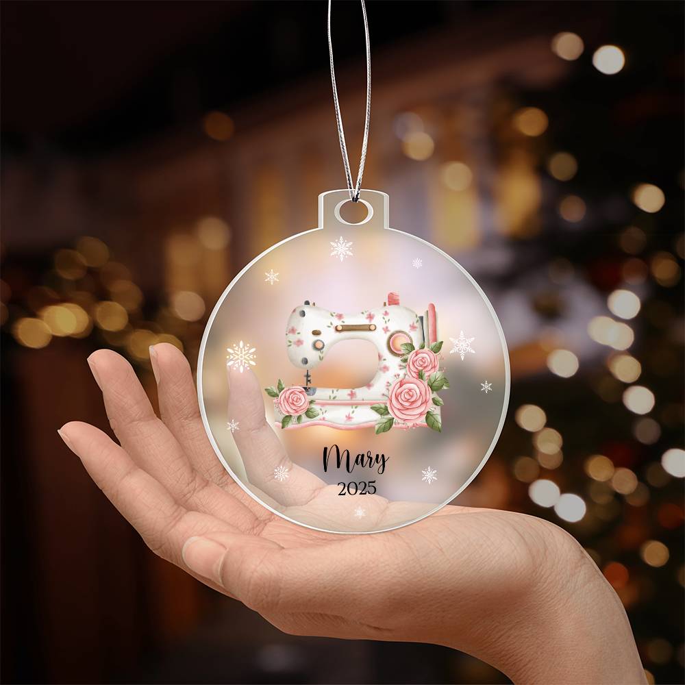 Sewing Christmas Tree Ornament