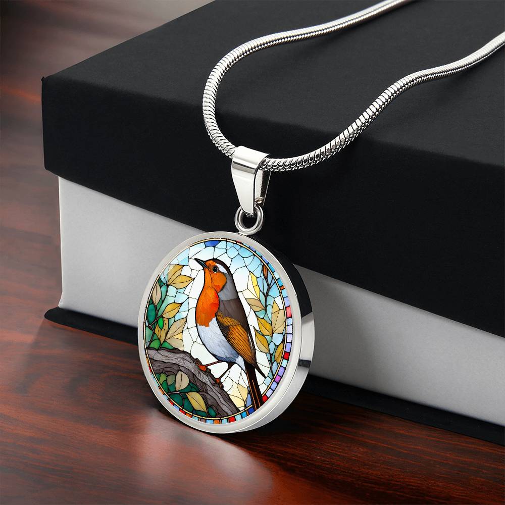 Robin Pendant Necklace in Gold or silver
