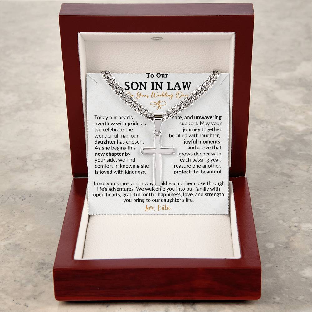 To Our Son in Law On Your Wedding Day