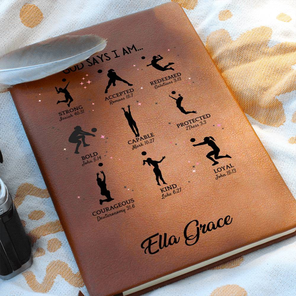 Volleyball Player Gift - God Says I Am-[Heartfelt Family Gift]