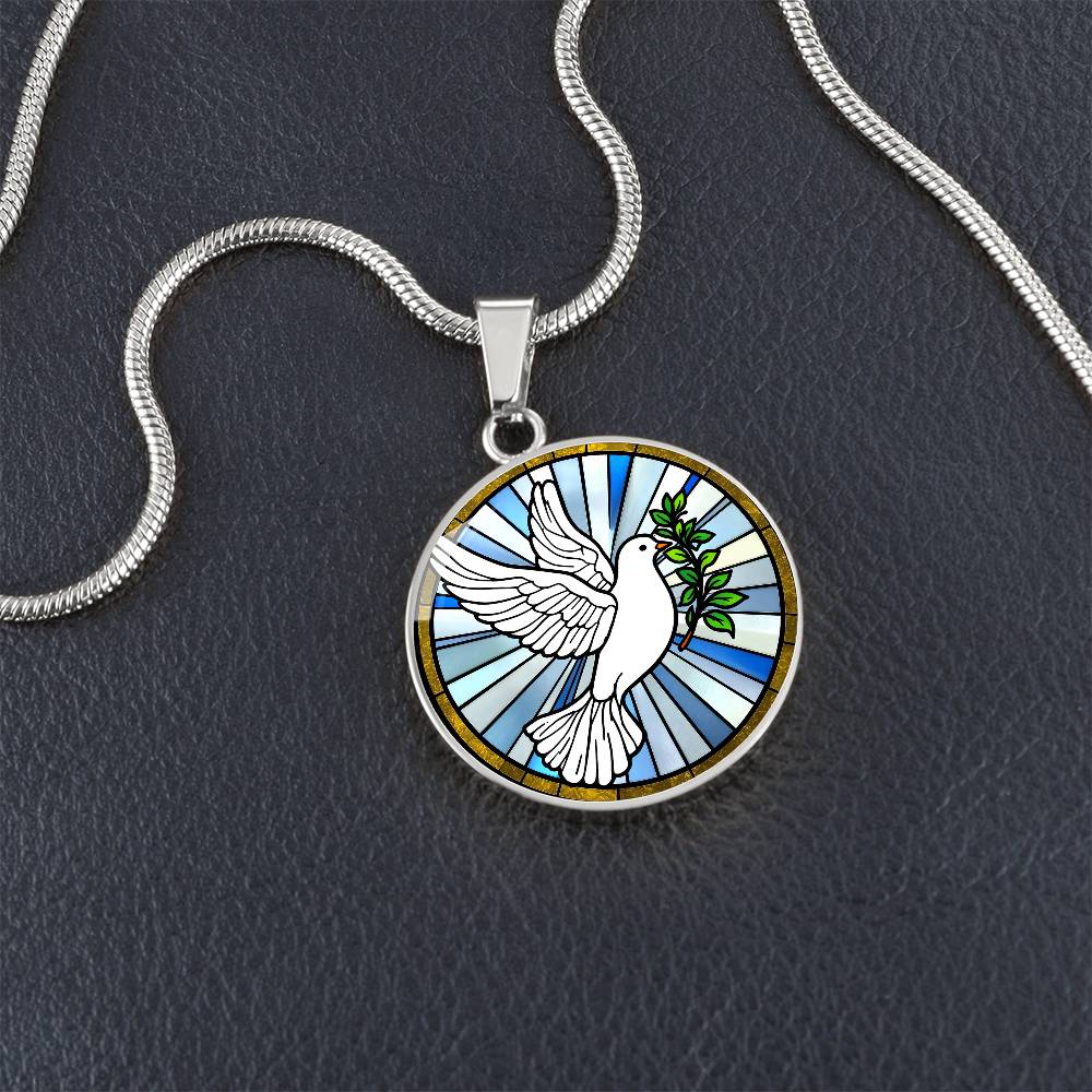 Peace Dove Pendant Necklace