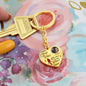 Engraved Memorial Heart Keychain Gift-[Heartfelt Family Gift]