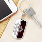 To My Badass Granddaughter Keychain-[Heartfelt Family Gift]