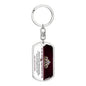 To My Badass Granddaughter Keychain-[Heartfelt Family Gift]
