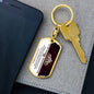 To My Badass Granddaughter Keychain-[Heartfelt Family Gift]