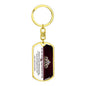 To My Badass Granddaughter Keychain-[Heartfelt Family Gift]