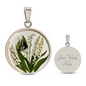 lily pendant-[Heartfelt Family Gift]