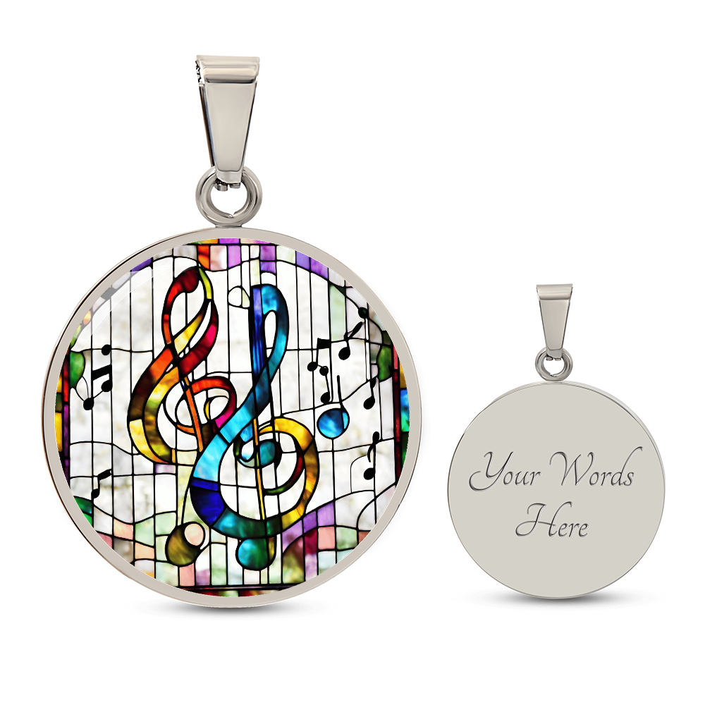 Engraved Music Note Necklace - Perfect Gift for Music Lovers-[Heartfelt Family Gift]