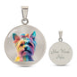 wc Yorkie necklace-[Heartfelt Family Gift]