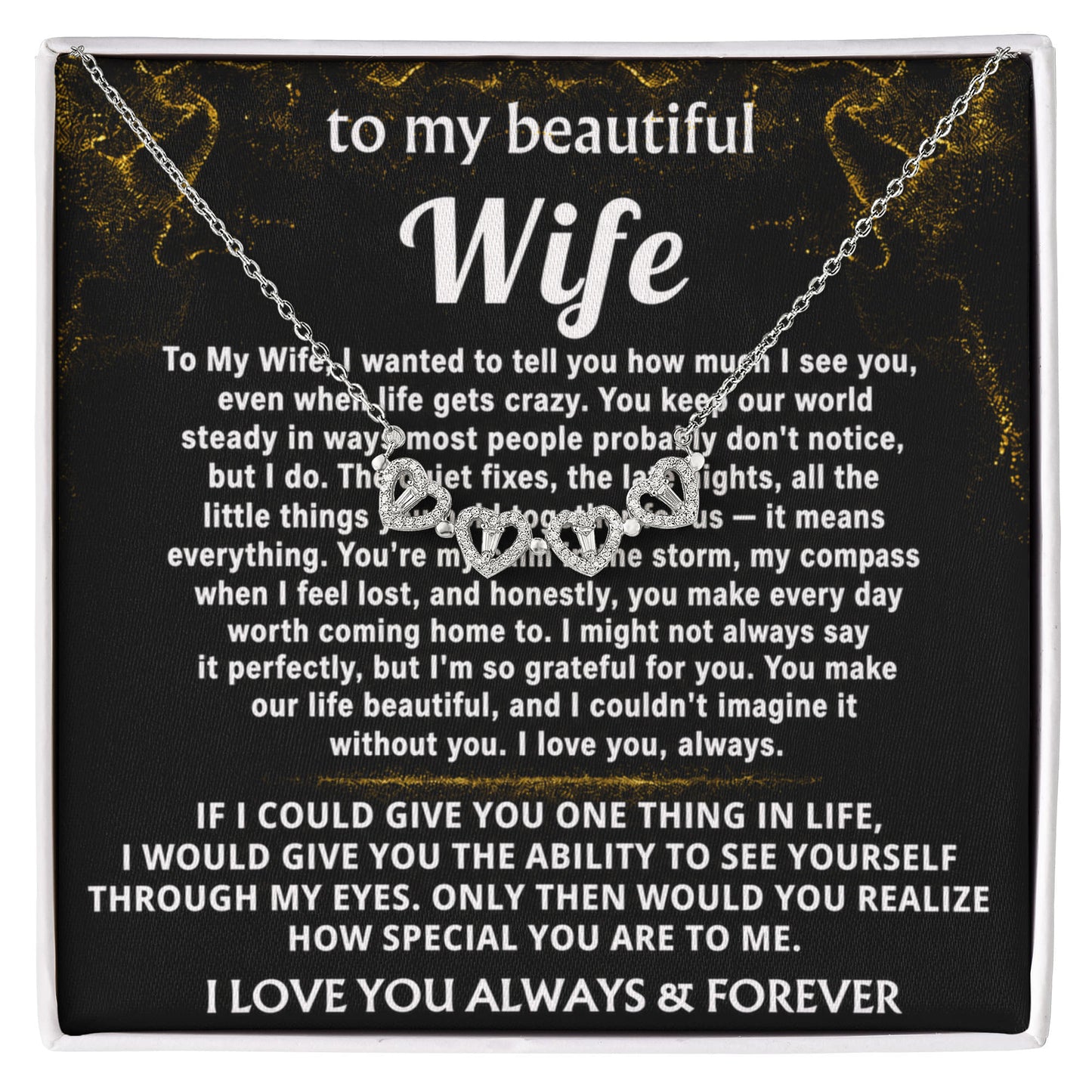 To My Wife, You make our life beautiful.