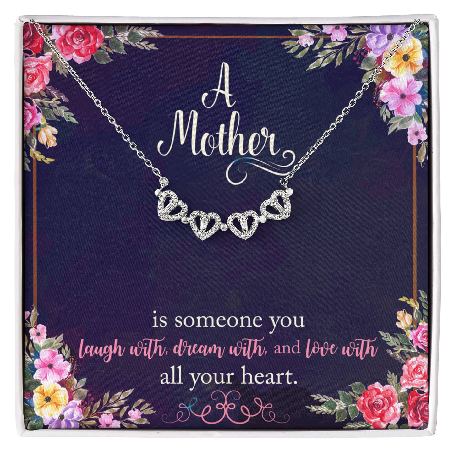 Mother Clover Heart Convertible Necklace