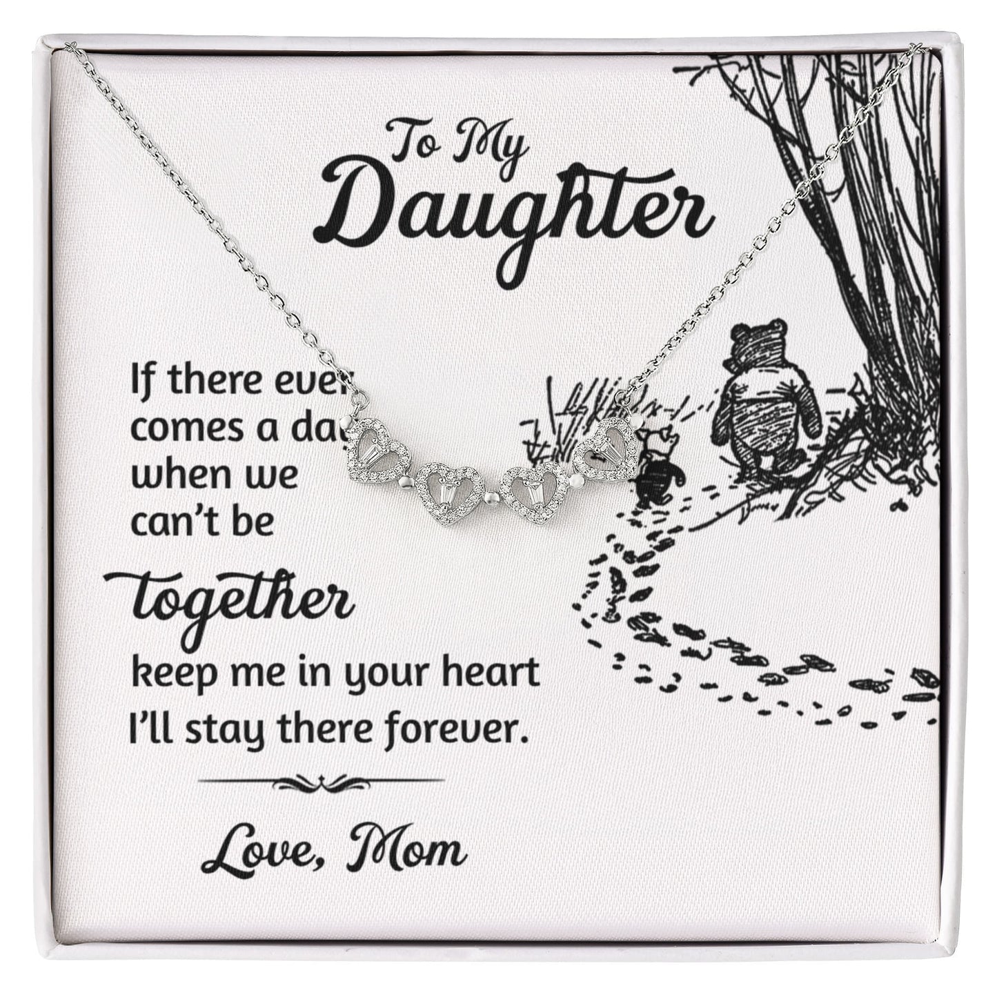 Daughter Clover Convertible Necklace Gift from Mom