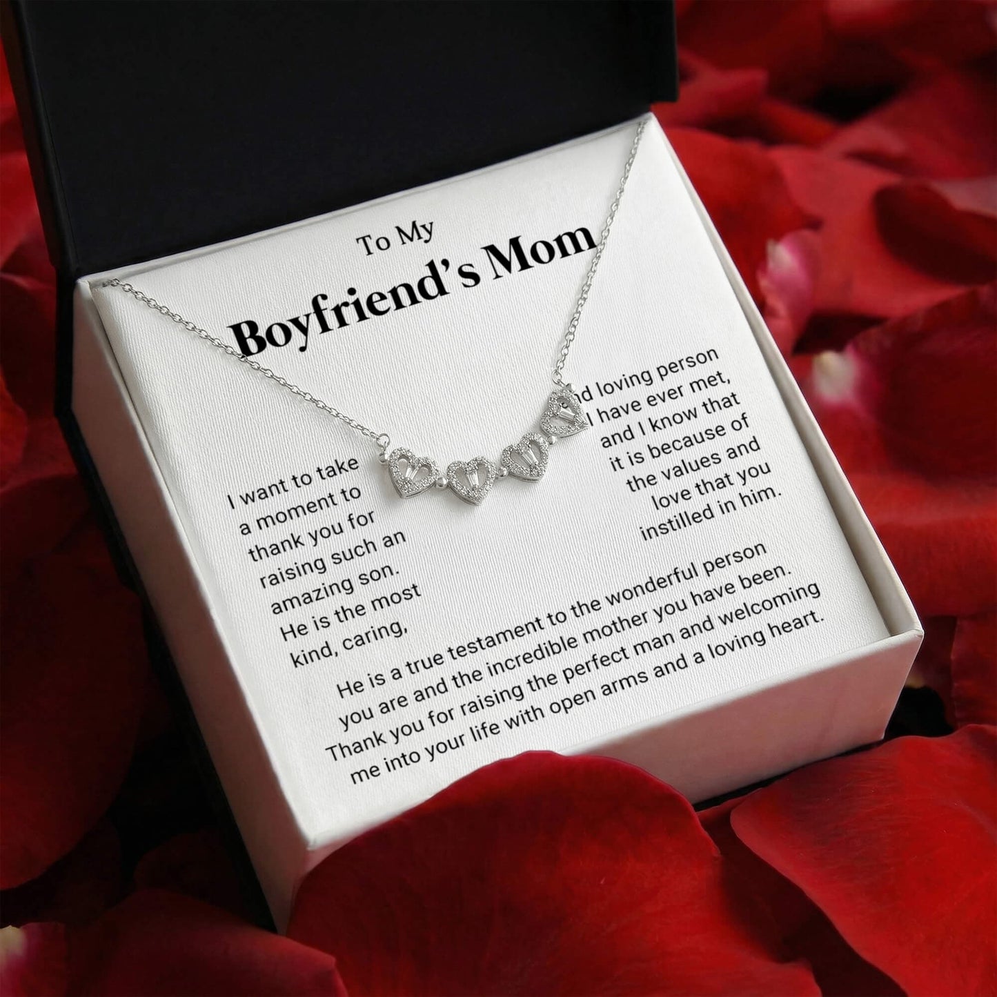 Boyfriends Mom Clover Heart Convertible Necklace