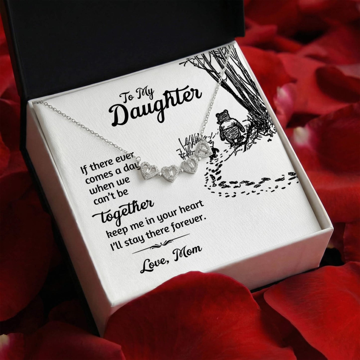 Daughter Clover Convertible Necklace Gift from Mom