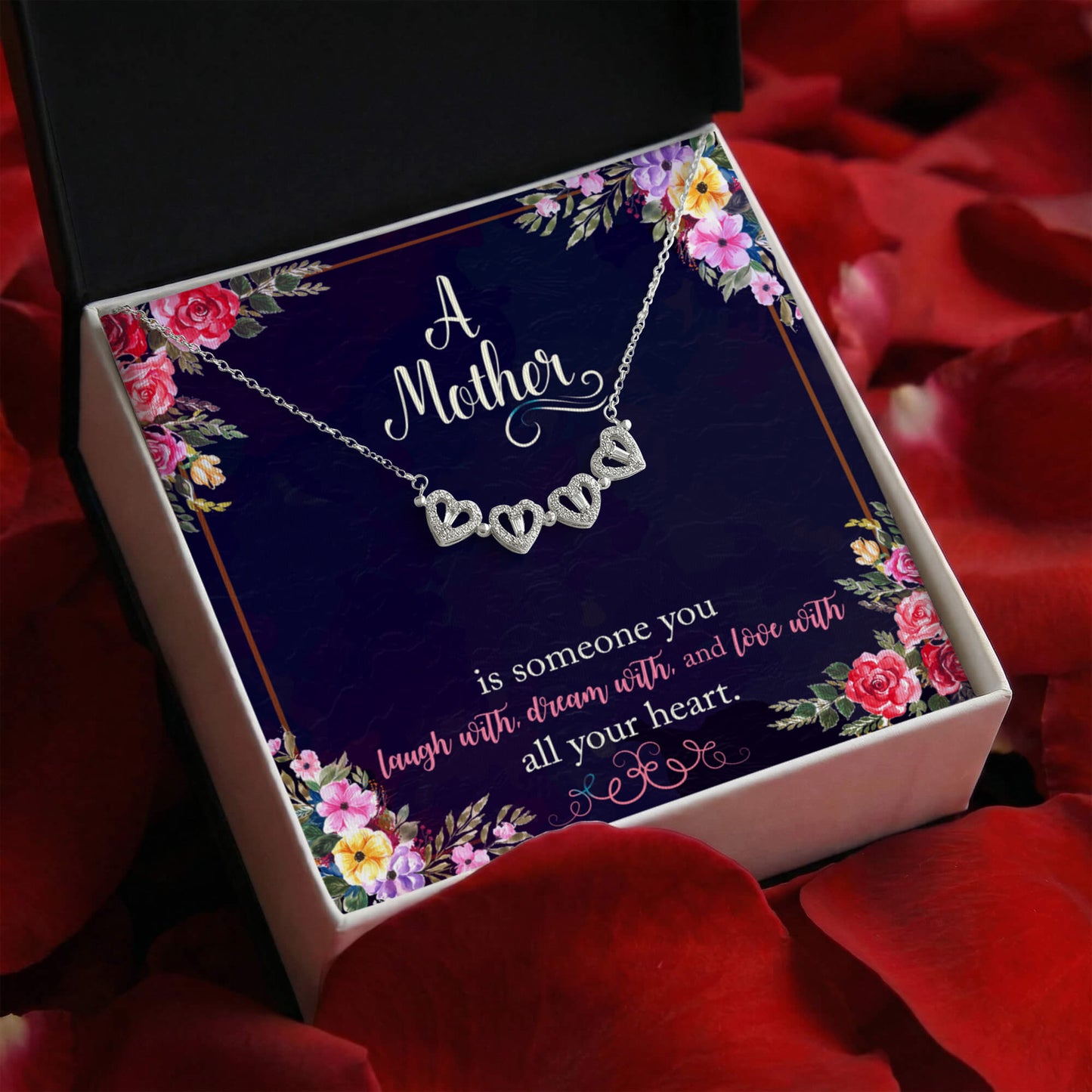 Mother Clover Heart Convertible Necklace