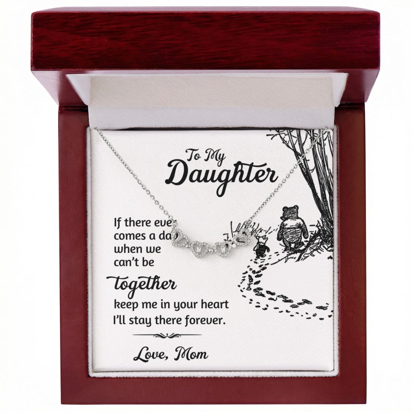 Daughter Clover Convertible Necklace Gift from Mom