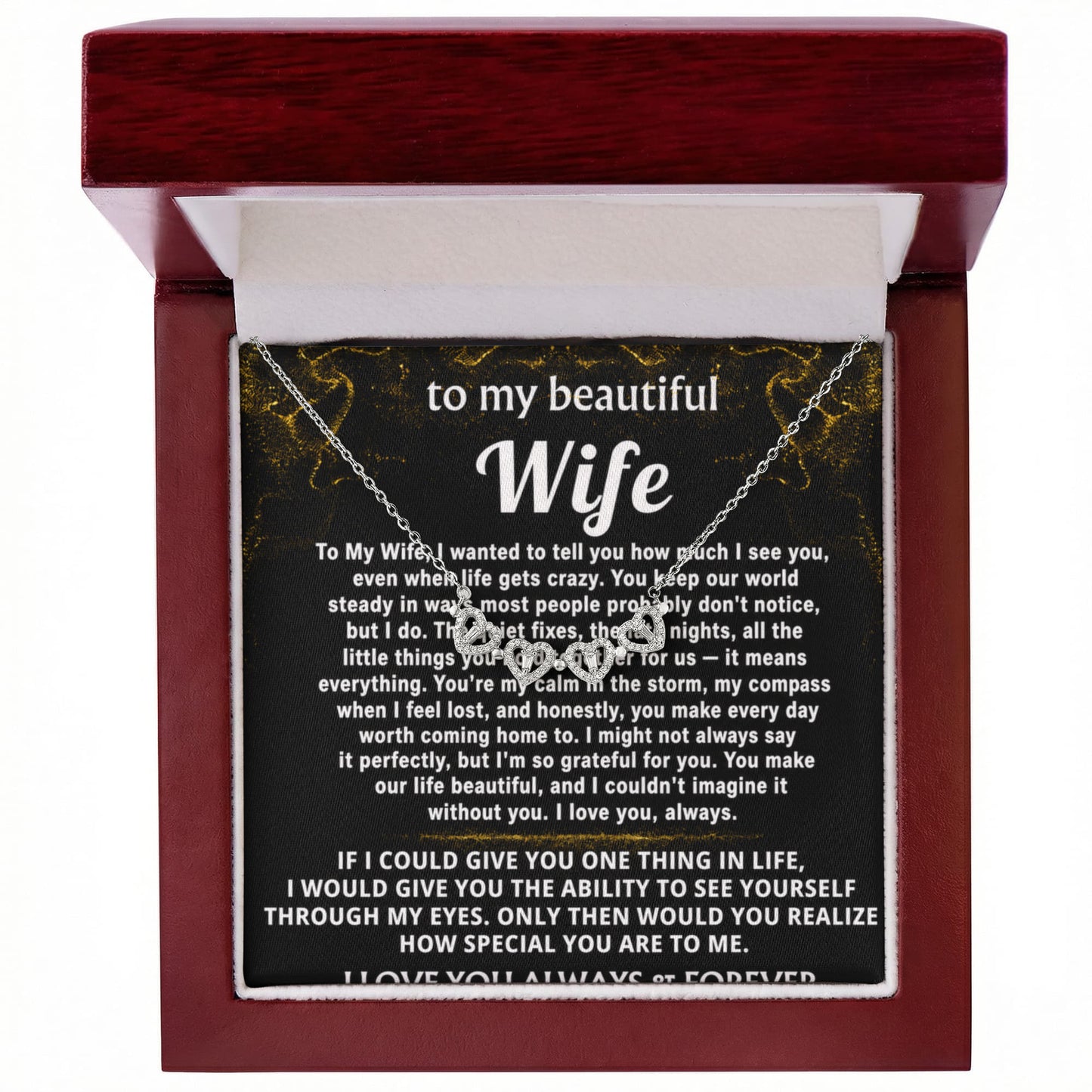 To My Wife, You make our life beautiful.