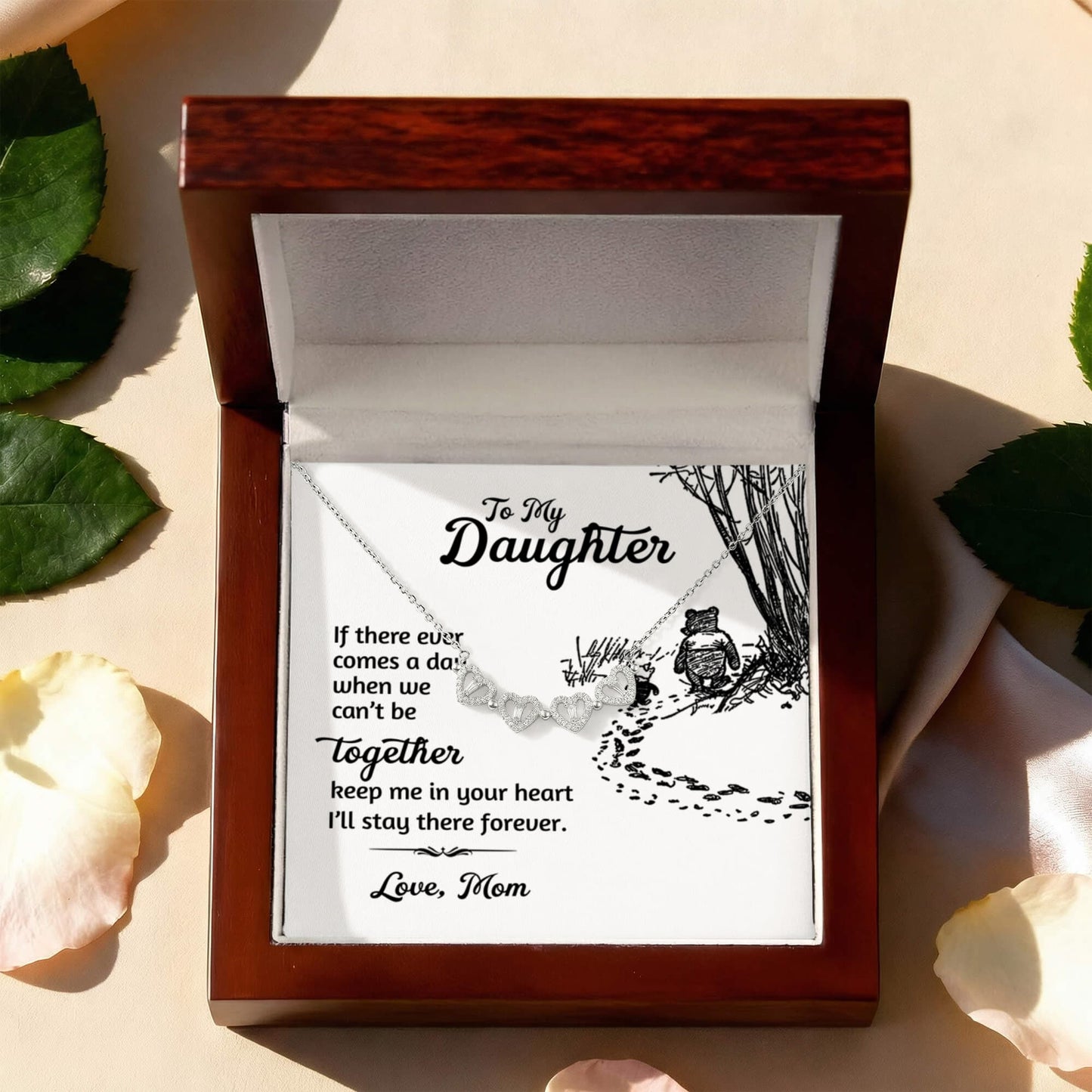 Daughter Clover Convertible Necklace Gift from Mom