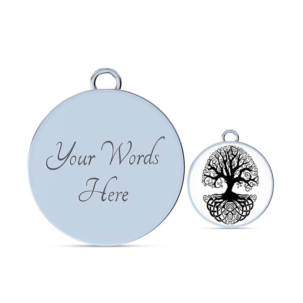 Tree of Life Personalized Bangle Bracelet-[Heartfelt Family Gift]