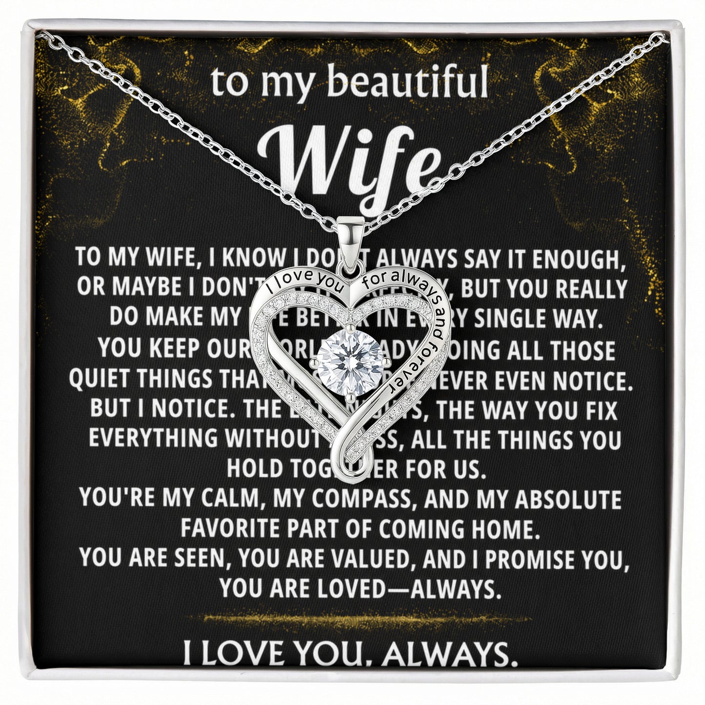 To My Wife, You make my life better, always.