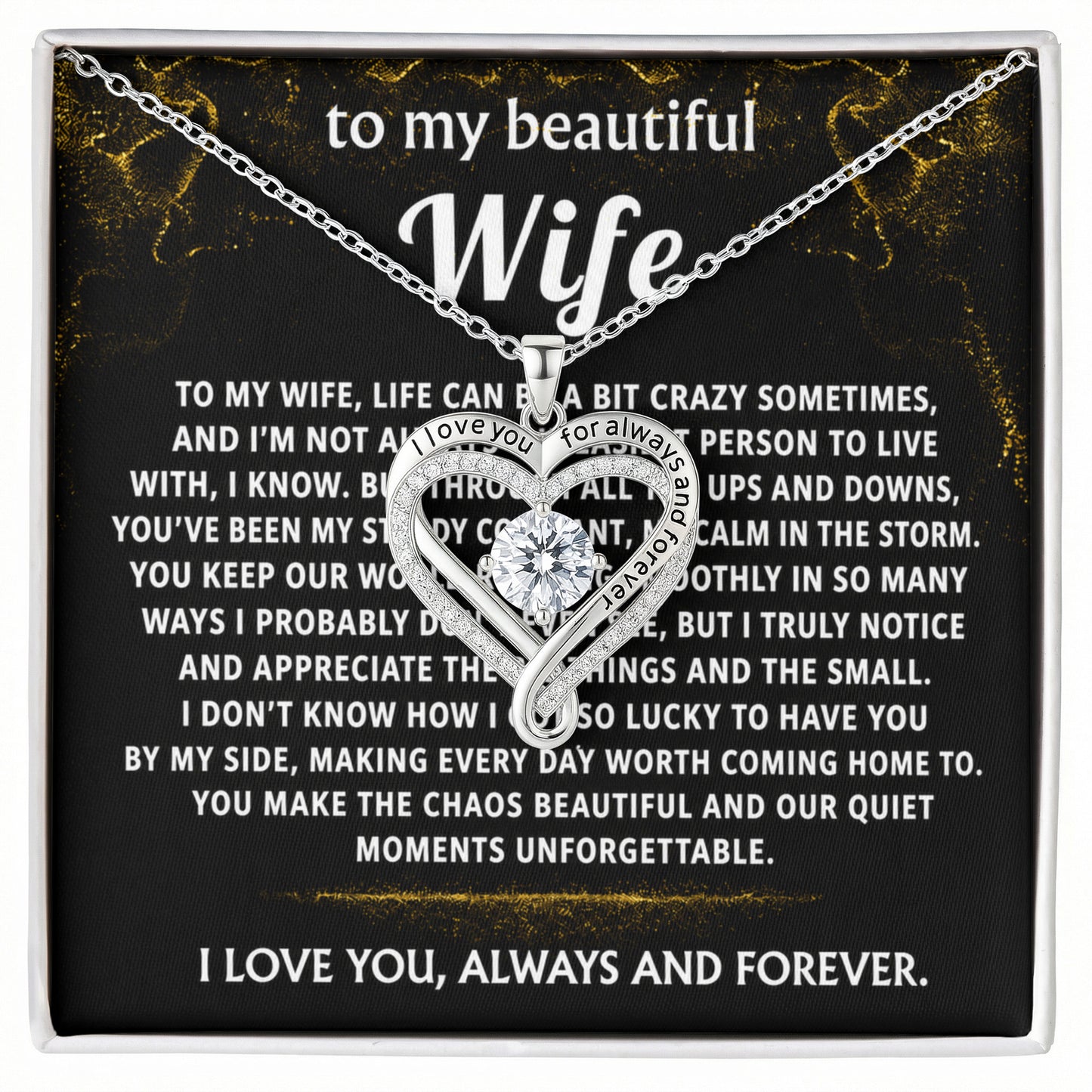 To My Wife, You are my calm in the storm.