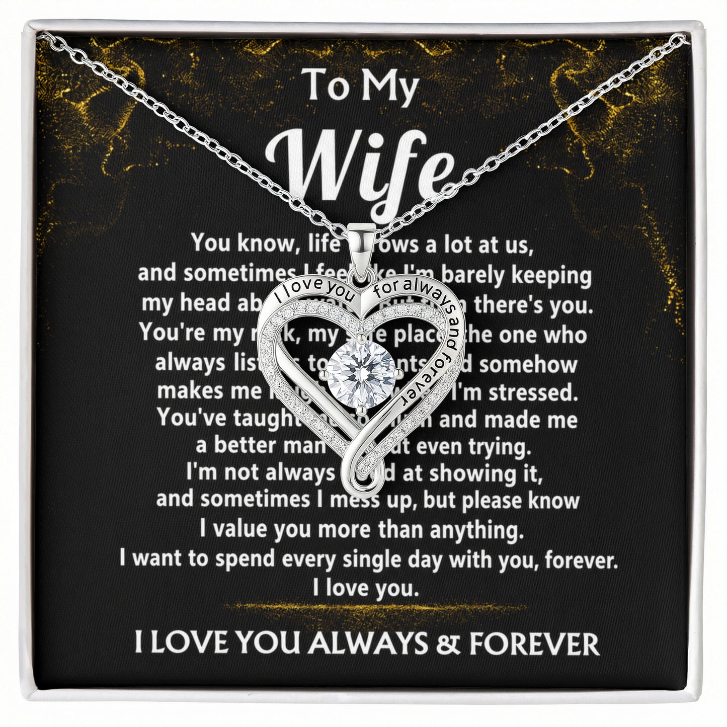 To My Wife, You make life better, always.