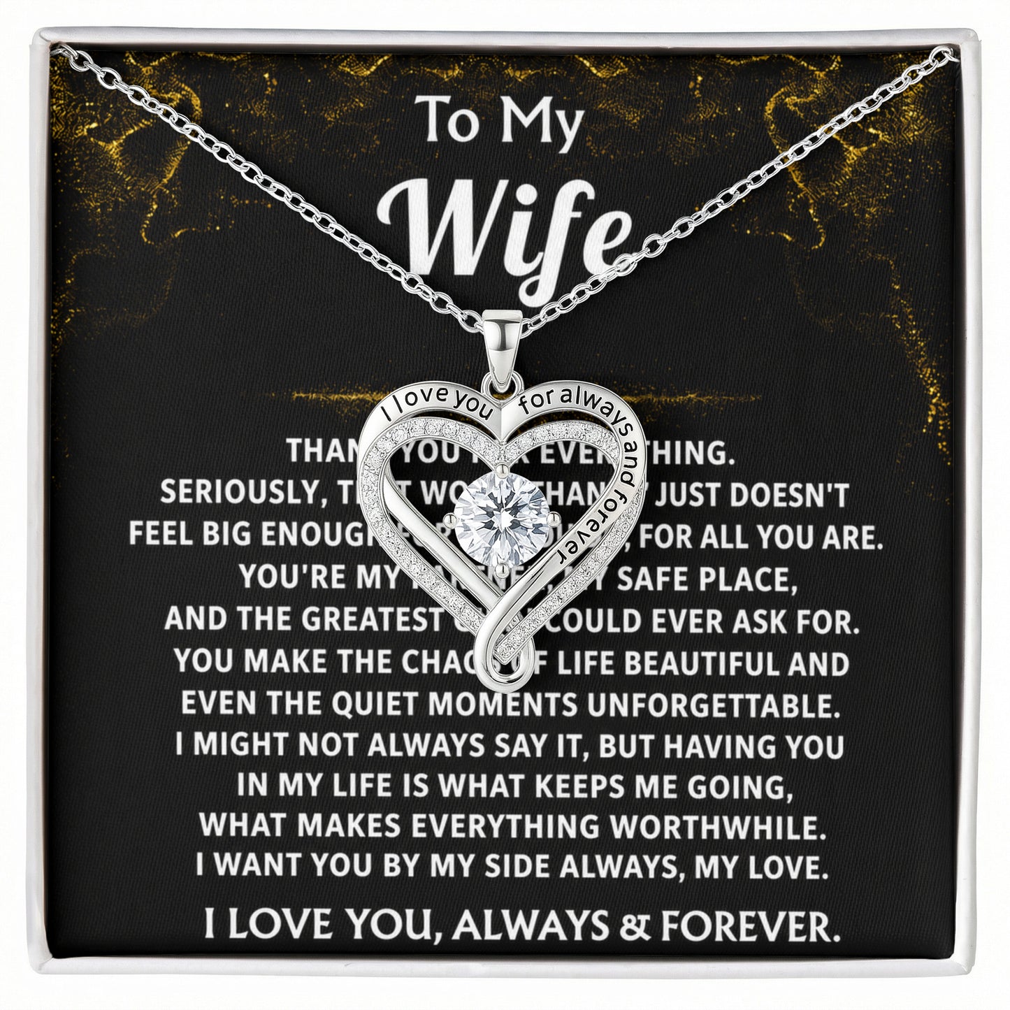To My Wife, You are my everything, my love.