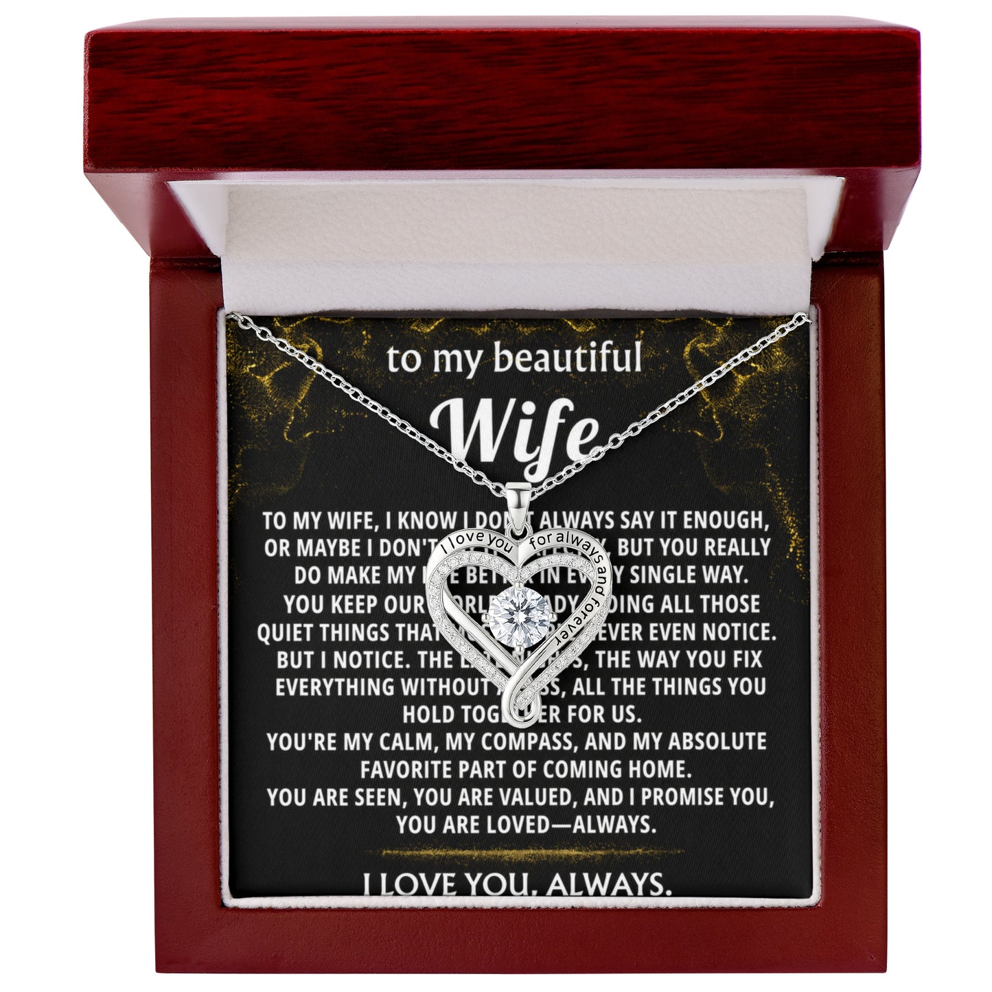 To My Wife, You make my life better, always.