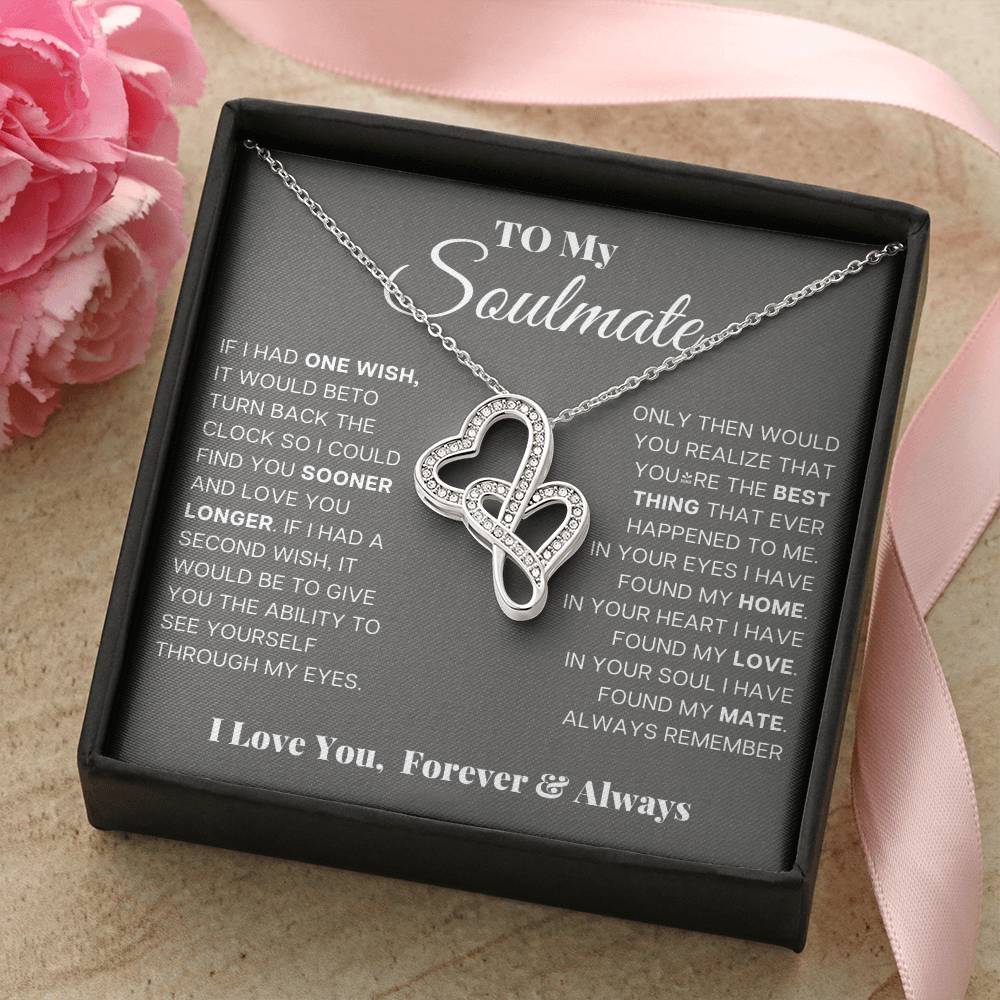 Soulmate Heart to Heart Pendant-[Heartfelt Family Gift]