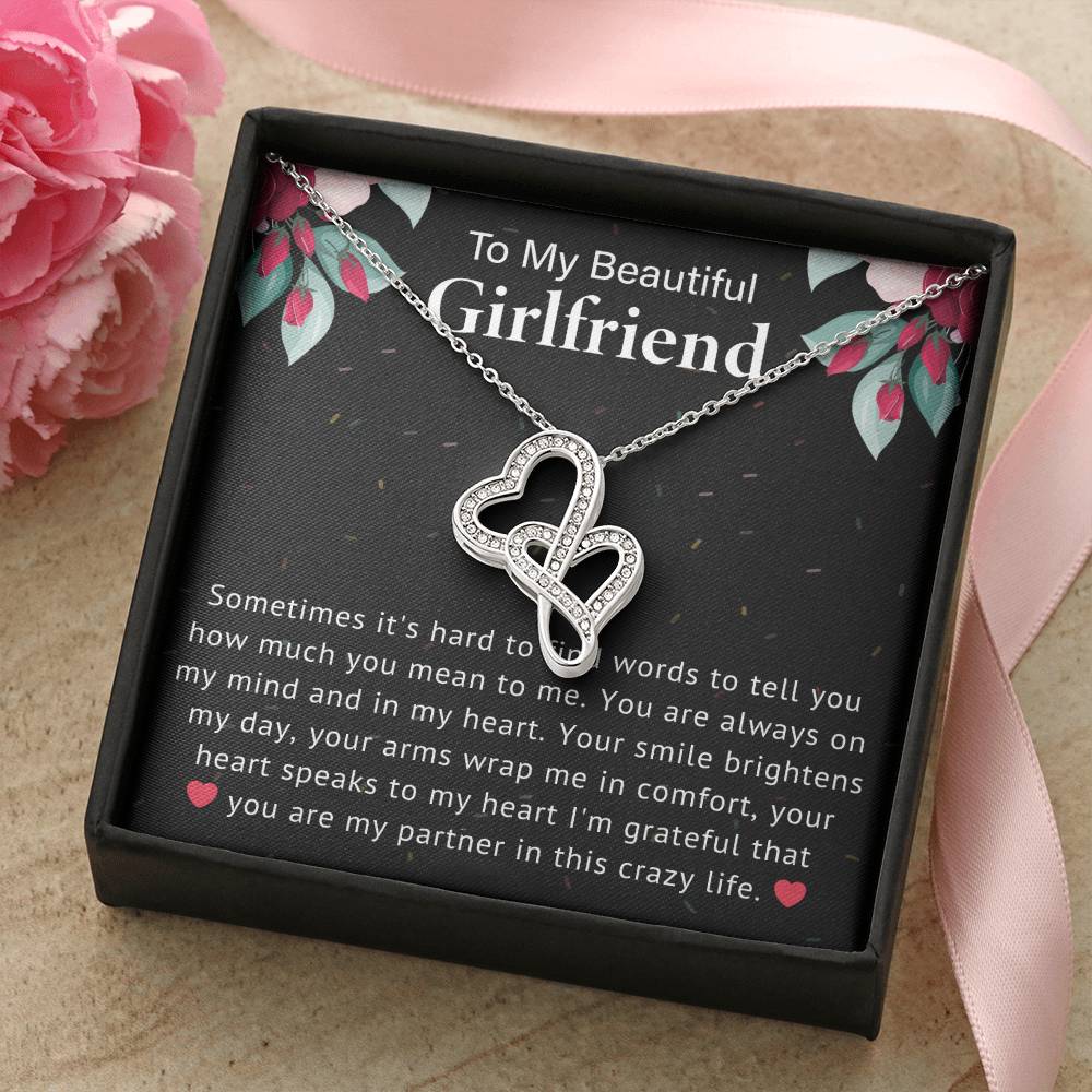Girlfriend Heart to Heart Necklace Gift-[Heartfelt Family Gift]
