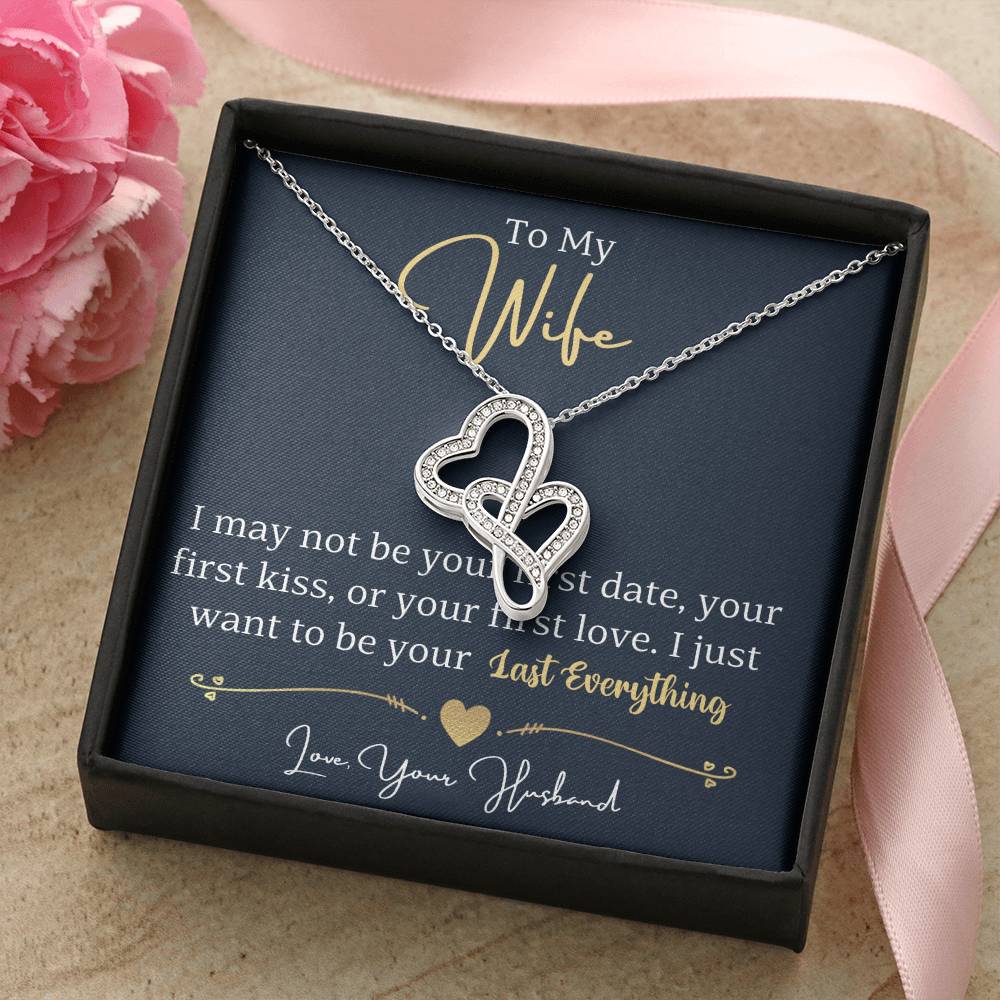 Heart to Heart Necklace The Perfect Gift for Your Wife - Handcrafted and Personalized-[Heartfelt Family Gift]