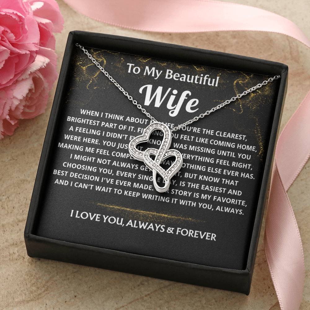 To My Wife, Finding you felt like coming home.