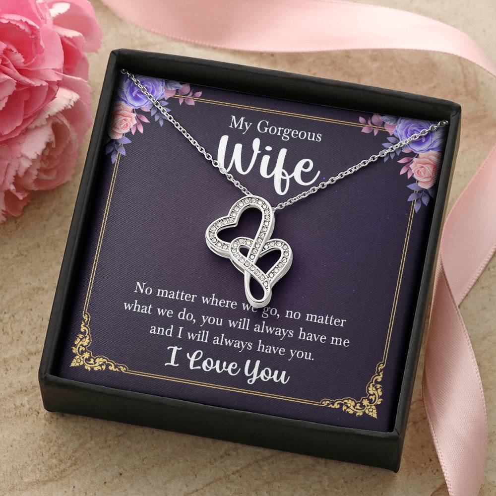 Wife Heart Necklace Gift-[Heartfelt Family Gift]