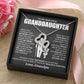 Granddaughter Heart to Heart Necklace from Grandpa-[Heartfelt Family Gift]