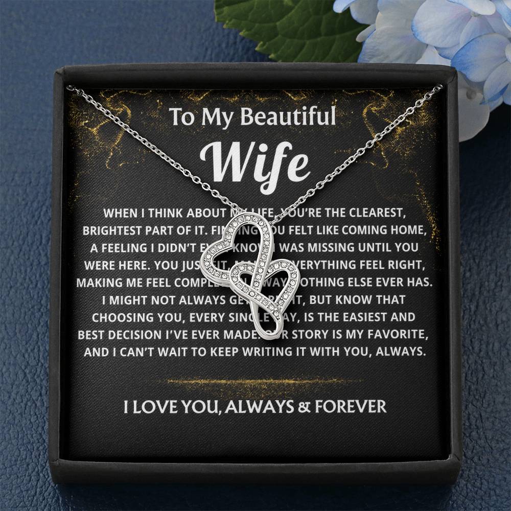 To My Wife, Finding you felt like coming home.