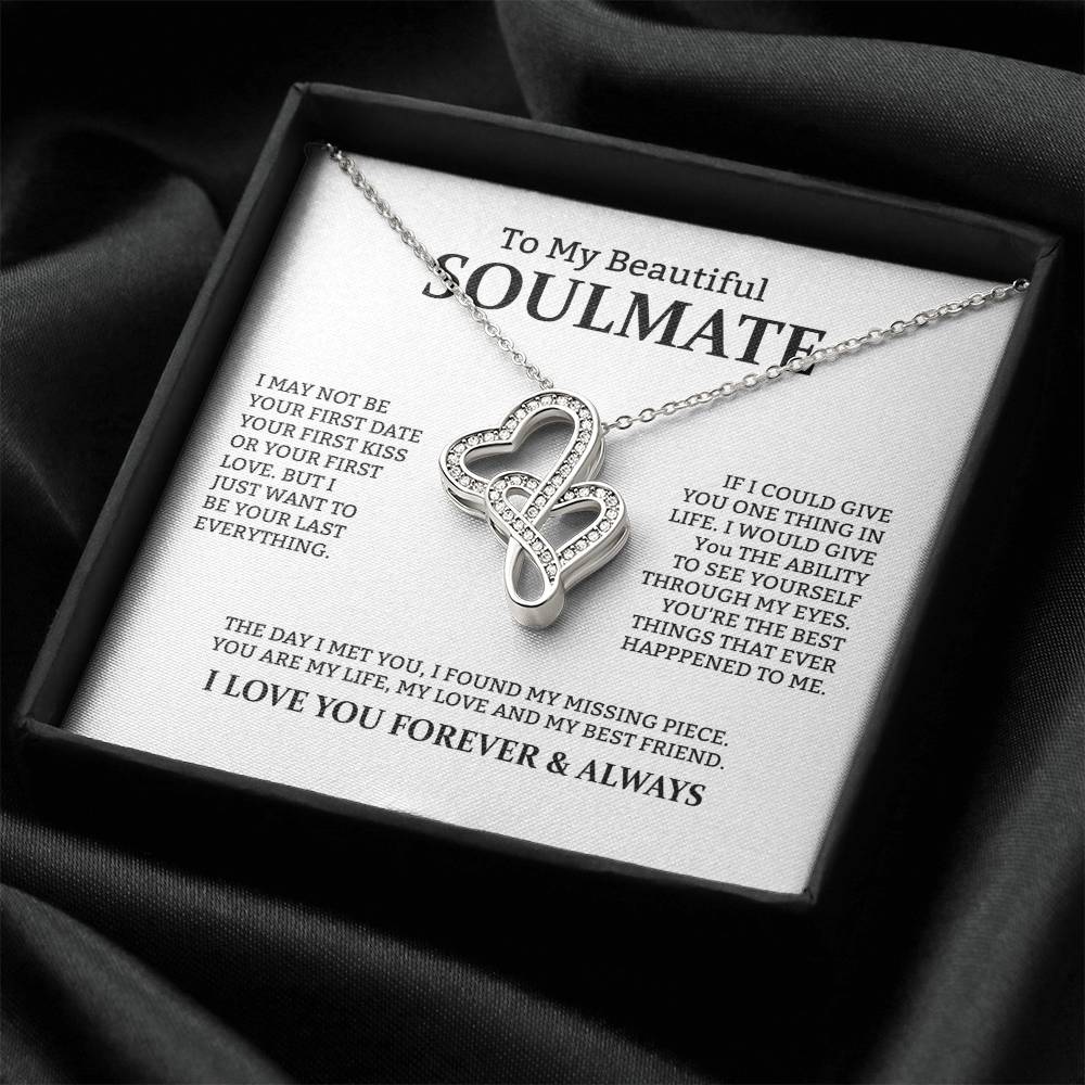 Soulmate Heart to Heart Necklace Gift